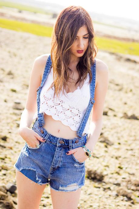 zara crochet crop top