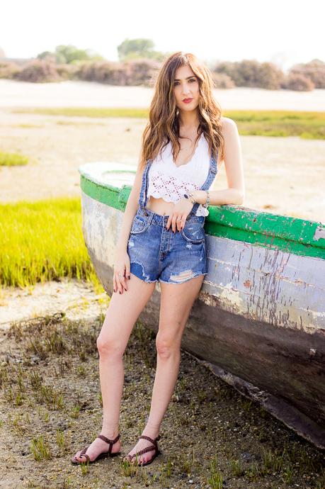 shorts de tirantes zara