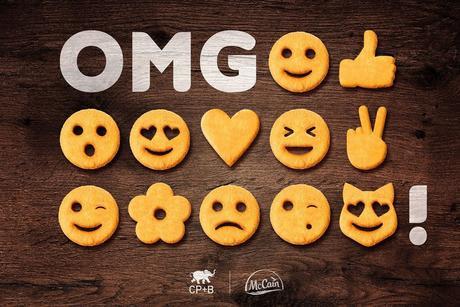 McCain lanza patatas fritas con forma de emojis