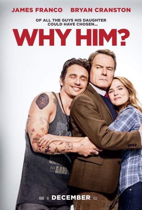 Trailer oficial y afiche de Why Him? con James Franco y Bryan Cranston