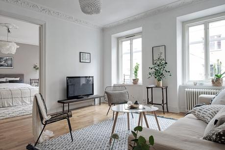 textiles hogar Textiles blancos con estampados geométricos estilo nórdico diseño interiores decoración interiores decoración blanco blog decoración nórdica 