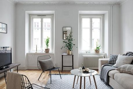 textiles hogar Textiles blancos con estampados geométricos estilo nórdico diseño interiores decoración interiores decoración blanco blog decoración nórdica 