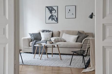 textiles hogar Textiles blancos con estampados geométricos estilo nórdico diseño interiores decoración interiores decoración blanco blog decoración nórdica 