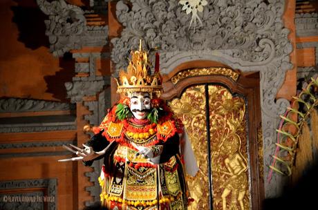 Bailarín danza Bali Ubud