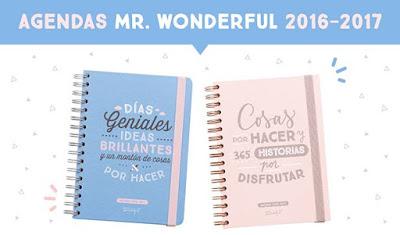 Agendas Mr. Wonderful 2016-2017