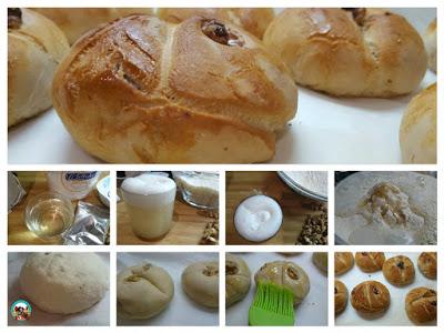 Pan de yogur y nueces