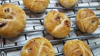 Pan de yogur y nueces