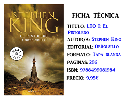 Reseña: La Torre Oscura I - El pistolero, de Stephen King