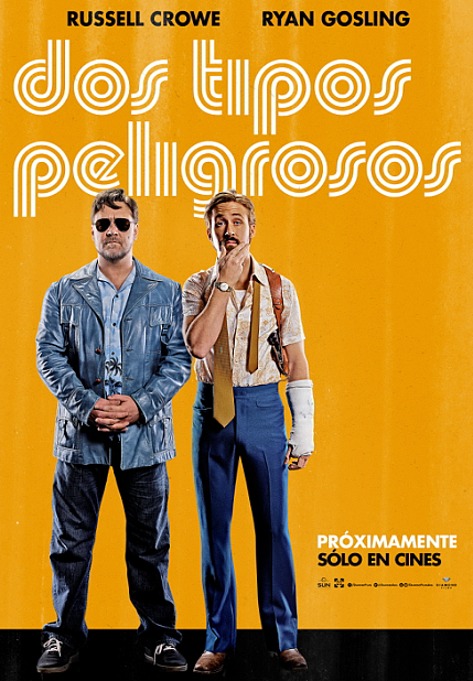 28 de Julio, estreno en Chile de “Dos Tipos Peligrosos” con Ryan Gosling y Russell Crowe