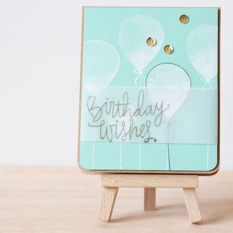 Tarjetas “Let´s celebrate” & “Birthday wishes”