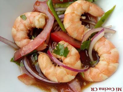 CEVICHE DE LANGOSTINOS Y VODKA #GORDOR