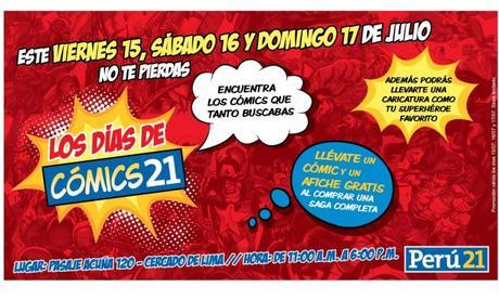 'Los días de Cómics21', desde el viernes 15 al sábado 17 de julio 'Los días de Cómics21', desde el viernes 15 al sábado 17 de julio
