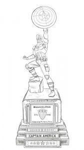 El Capitán América tendrá una estatua de bronce en Brooklyn Estatua del Capitán América