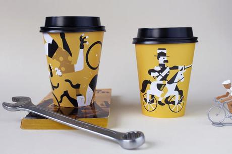 “Drip for Drip”, un bonito proyecto de vasos ilustrados por diseñadores de todo el mundo