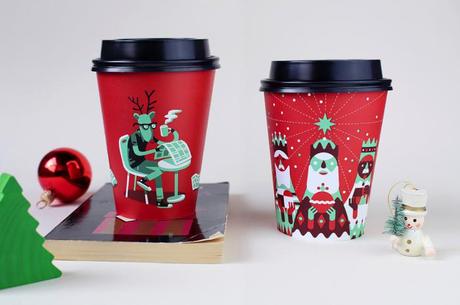 “Drip for Drip”, un bonito proyecto de vasos ilustrados por diseñadores de todo el mundo