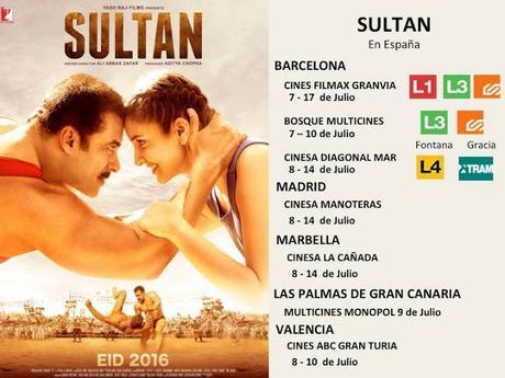 Sultan, película Bollywood en España