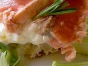 Queso Burrata salmón apio salmone sedano