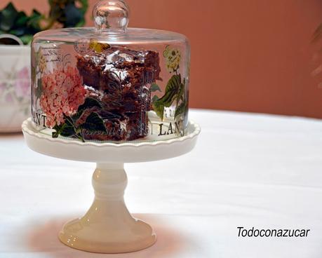 BROWNIE DE NUTELLA Y DULCE DE LECHE