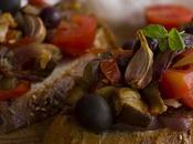 Tostas verduras asadas