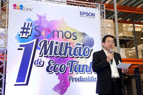 Epson celebra la produccion de un millon de impresoras Ecotank