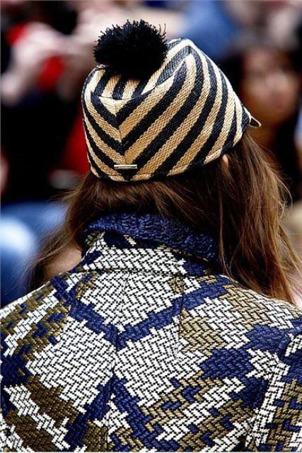 raffia street style Burberry