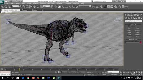T-Rex 3D Model Free Download Descarga Full de T-Rex Tiranosaurio Animado para Cinema 4D y 3D Max