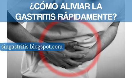 Como Aliviar la Gastritis de forma rapida