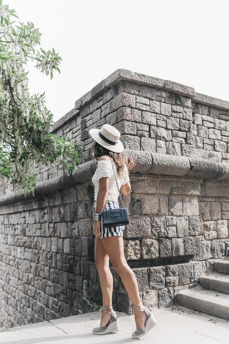 Primavera_Sound-HM-Stripped_Shorts-Canotier-Hat-Espadrilles-Outfit-Summer-Collage_Vintage-31