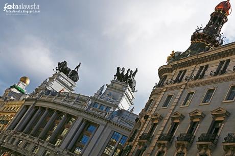 Cabalgando por el cielo de Madrid. Fotografía creativa - Fotografía artística