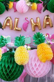 Flamingo Birthday Party Ideas - Let's Flamingle!! - Ideas para Decorar Cumpleaños Flamencos.