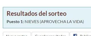 Ganadores del sorteo 5 aniversario!!