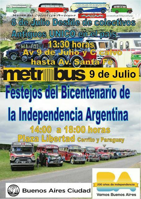 Desfile de colectivos antiguos Desfile de colectivos antiguos