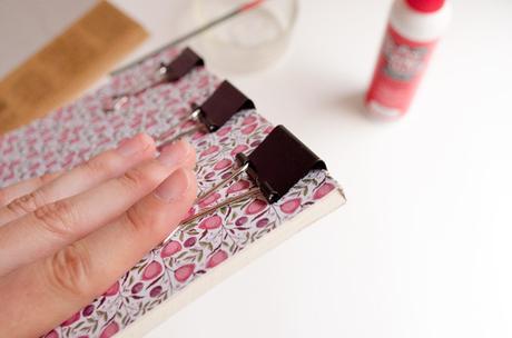 Cómo hacer un cuaderno con encuadernación pegada DIY cuaderno con encuadernación pegada