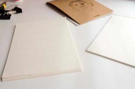 Cómo hacer un cuaderno con encuadernación pegada DIY cuaderno con encuadernación pegada