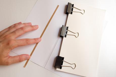Cómo hacer un cuaderno con encuadernación pegada DIY cuaderno con encuadernación pegada