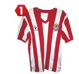 Las playeras que ha usado Chivas Las playeras que ha usado Chivas