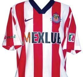 Las playeras que ha usado Chivas Las playeras que ha usado Chivas