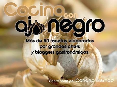 Pan rústico de ajo negro