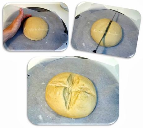 Pan rústico de ajo negro