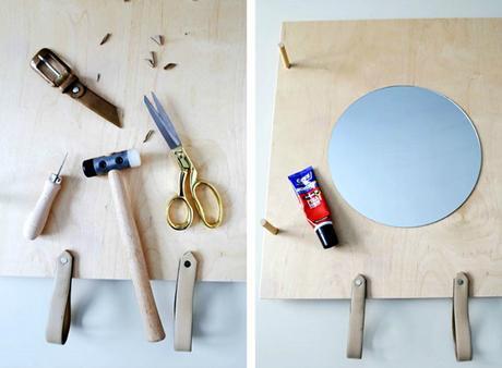 diy 3 en 1: espejo, perchero y balda para un vestidor low cost