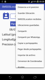 SMSOSLocation 1_6 menu