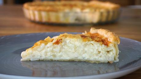 Tarta de cebolla y queso