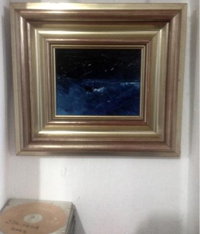 destellos Faro Mesa Roldán.Óleo espátula lienzo Cole...