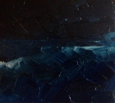 destellos Faro Mesa Roldán.Óleo espátula lienzo Cole...