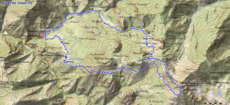 Mapa de la ruta al Maciédome