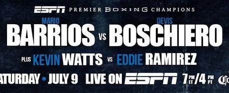 Mario Barrios vs Davis Boschiero en Box Vivo – Sábado 9 de Julio del 2016