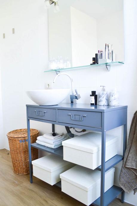 reforma cuarto de baño reforma con pintura pintura para baldosas diy decoración decoración nórdica blog decoración interiores nórdicos antes después decoración 