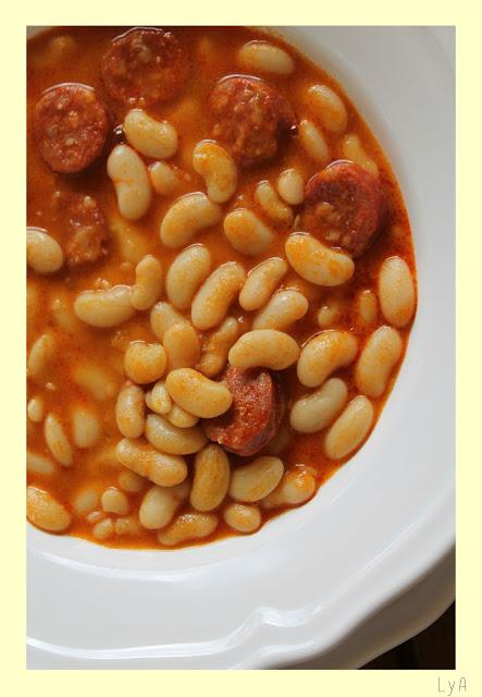 Pochas .... porque en el Norte en verano se va con manga larga... para el Reto Viajero de la Cocina Typical Spanish