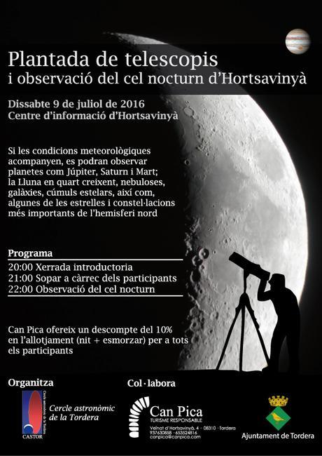 PLANTADA DE TELESCOPIS , EN HORTSAVINYÀ, A LA BARCELONA D' ABANS, D' AVUI I DE SEMPRE...10-07-2016...!!!