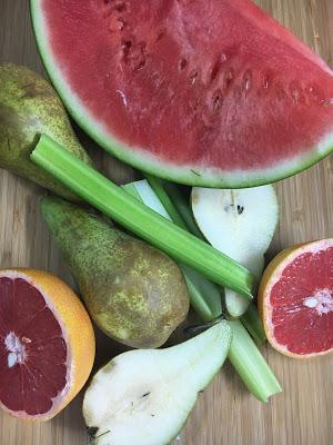 Smoothie De Sandía, Pomelo Rosa Y Pera